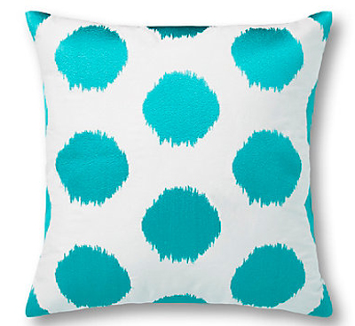 forts Dot for  Embroidered Turquoise Cover Pillow ideas good Everything pillow Ikat
