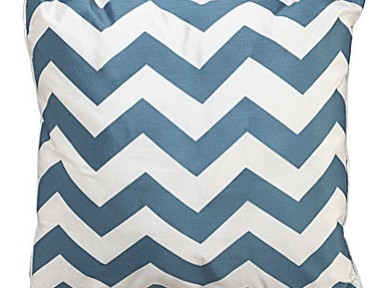 THRO by Marlo Lorenz Chevron Laser-Cut Faux Silk Pillow