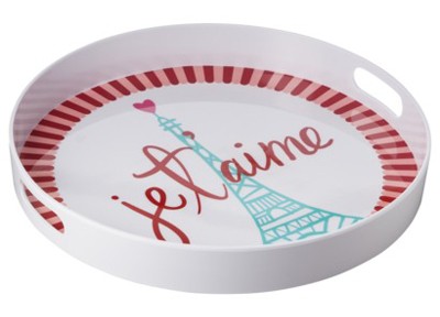 Eiffel Tower Round Tray