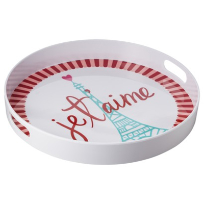 Eiffel Tower Round Tray