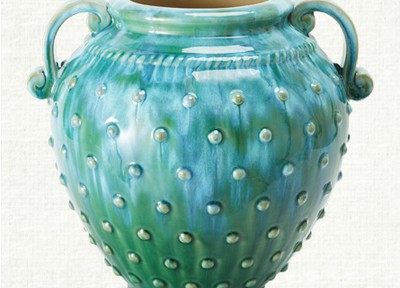 Hazel Ceramic Dot Vase