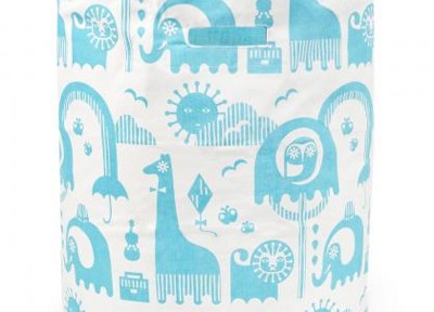 Jonathan Adler Blue Junior Canvas Storage