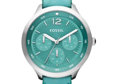 Fossil Editor Leather Watch