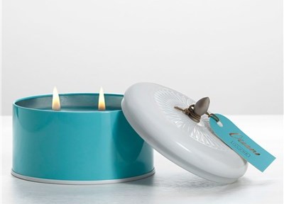 Illume Color Block Tin Oceano Candle