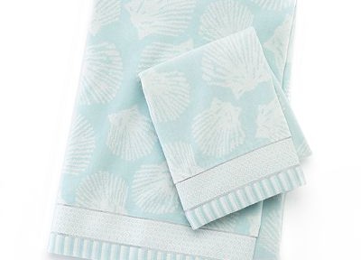 Oceanside Shell Bath Towels