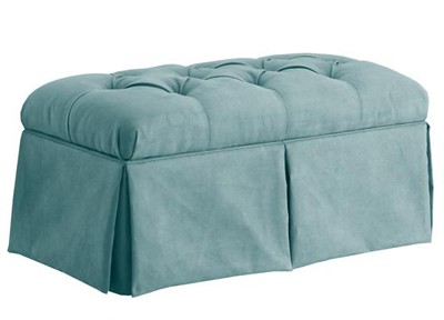 Skirted Storage Bench