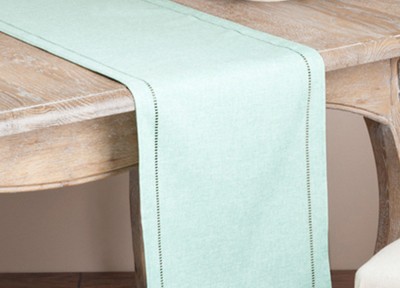 Saro Hemstitched 72-inch Table Runner