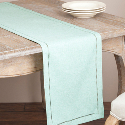 Saro Hemstitched 72-inch Table Runner