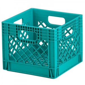 Aqua Milk Crate | Everything Turquoise