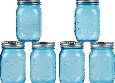 Anniversary Ball Mason Jars Set of 6