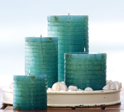 Seaside Pillar Candles