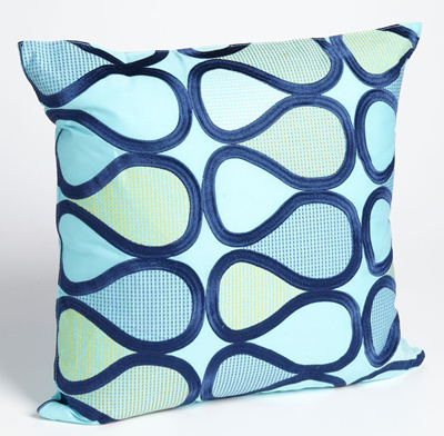 Trina Turk 'Blue Peacock' Pillow