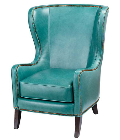 Turquoise Dempsey Chair