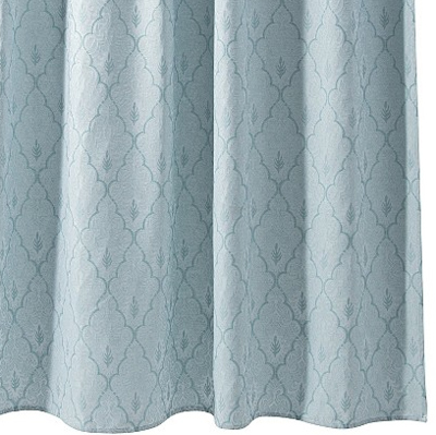 Blue Fountain Shower Curtain