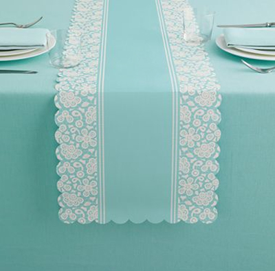 MarthaCelebrations Turquoise Table Runner