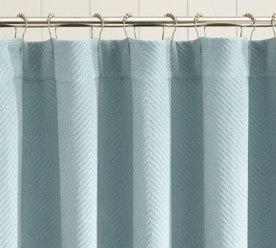 Chevron Matelasse Shower Curtain