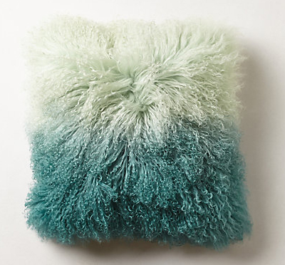 Ombre Luxe Fur Pillow