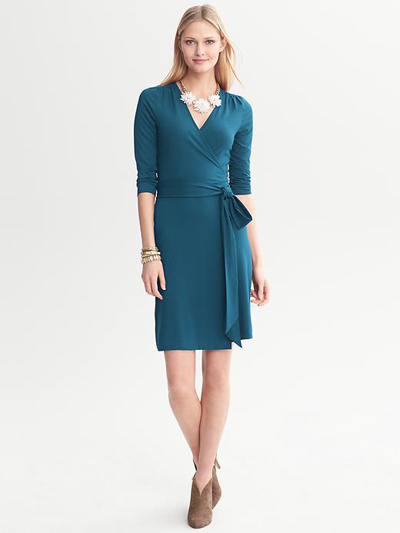 Gemma Teal Wrap Dress | Everything Turquoise