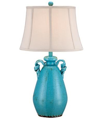 Isabella Turquoise Ceramic Table Lamp