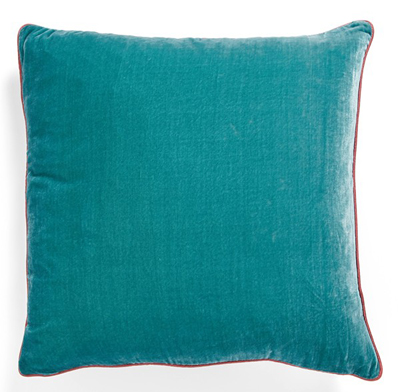 Bronwyn Teal Velvet Pillow