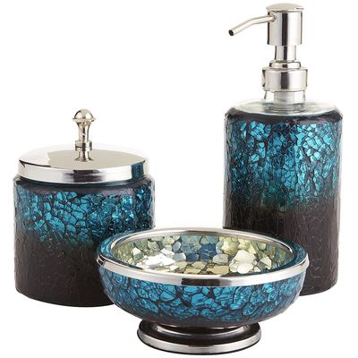 Peacock Mosaic Bath Accessories