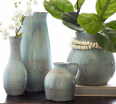 Celine Stamped Vases