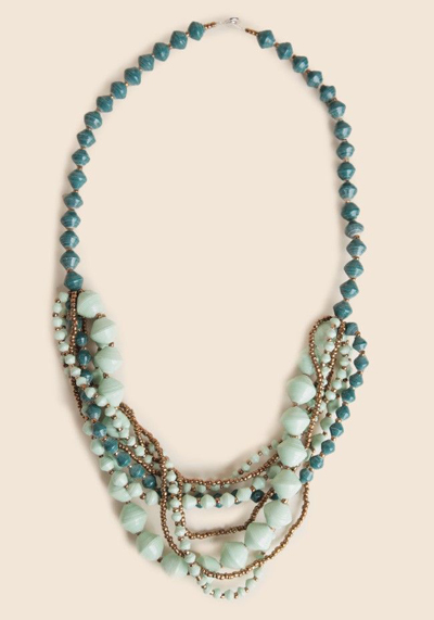 Marble Weave Indie Necklace | Everything Turquoise