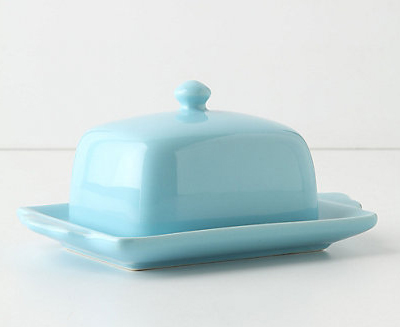Tea And Toast Butter Dish