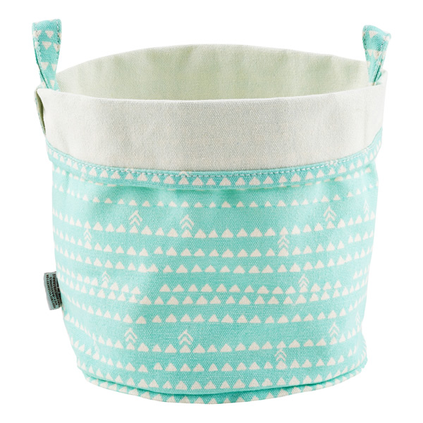 Triangles Fabric Bucket