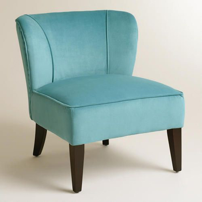 Caribbean Blue Quincy Chair