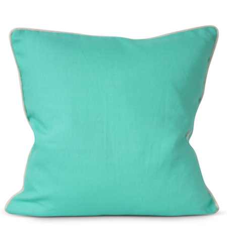 Turquoise Linen Pillow