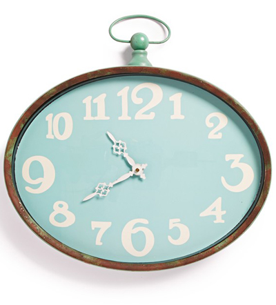 Oval Wall Clock