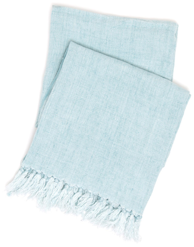 Pine Cone Hill Laundered Linen Sky Throw Blanket