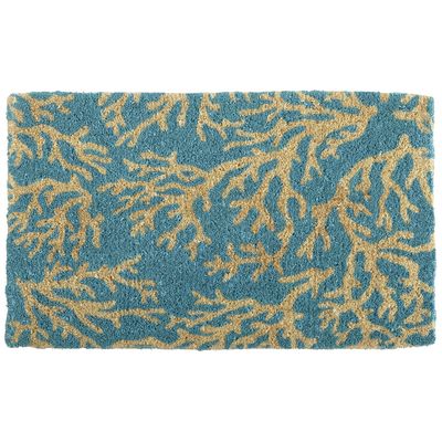 Turquoise Coral Doormat | Everything Turquoise