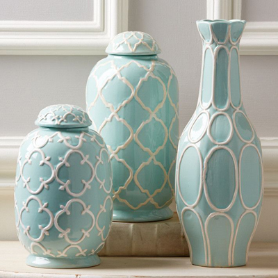 Belle Set of 3 Decorative Jars