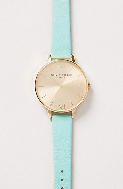 Big Dial Turquoise Watch