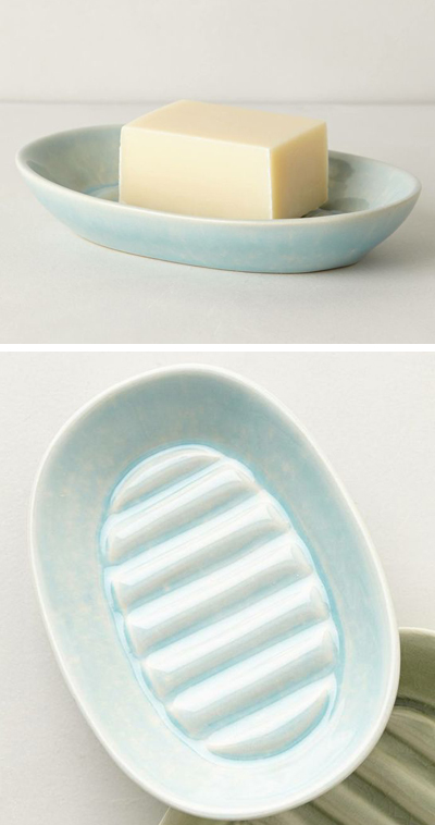 Ridged Soap Dish