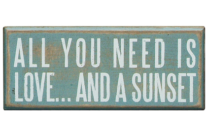 And a Sunset Box Sign