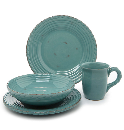 Artimino Tuscan Countryside Turquoise Dinnerware