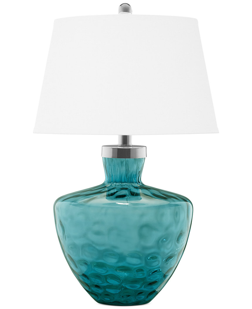 Pacific Coast Turquoise Sea Glass Table Lamp Everything Turquoise