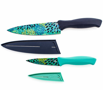 Fiesta Flora Decal Knives