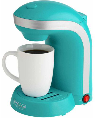 Turquoise Single Drip Coffee Maker with Mug