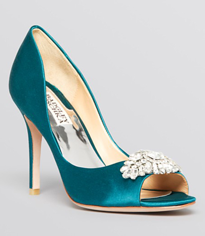 Badgley Mischka Open Toe Evening Pumps