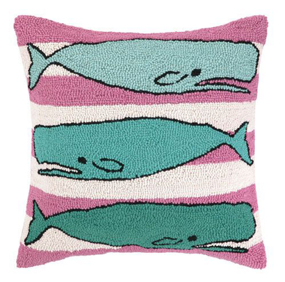 Three Whales Hook Pillow