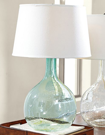 Eva Colored Glass Table Lamp