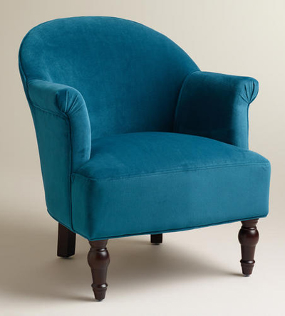 Peacock Blue Lorna Chair