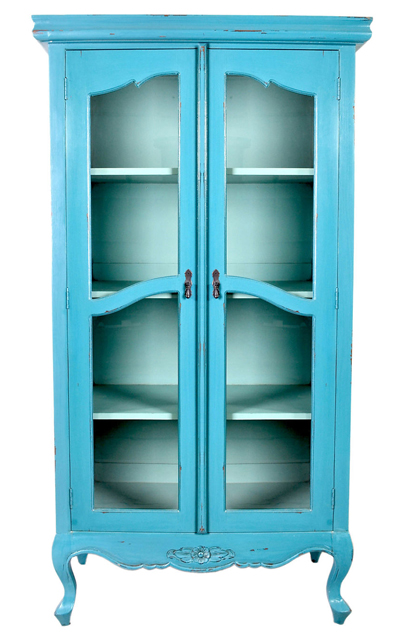 Turquoise Iona Display Cabinet
