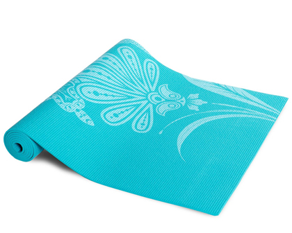 Yoga Mat with Floral Pattern
