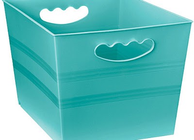 Turquoise Stacking Bin – Set of 6