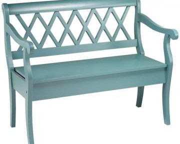 Teal Cottage Bench